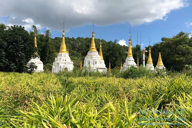 Myanmar Reisetipps | Umgebung von Kalaw | Pagoden am Ingwerfeld