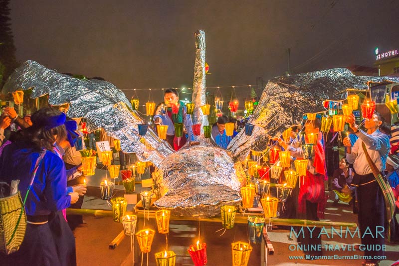Myanmar Reisetipps | Kalaw | Vollmondfest Tazaungdaing
