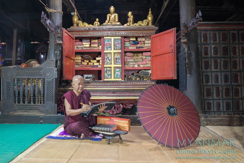 Kloster in Salay: Abt U Ashin Pandita vom Kloster Sasana Yaunggyi