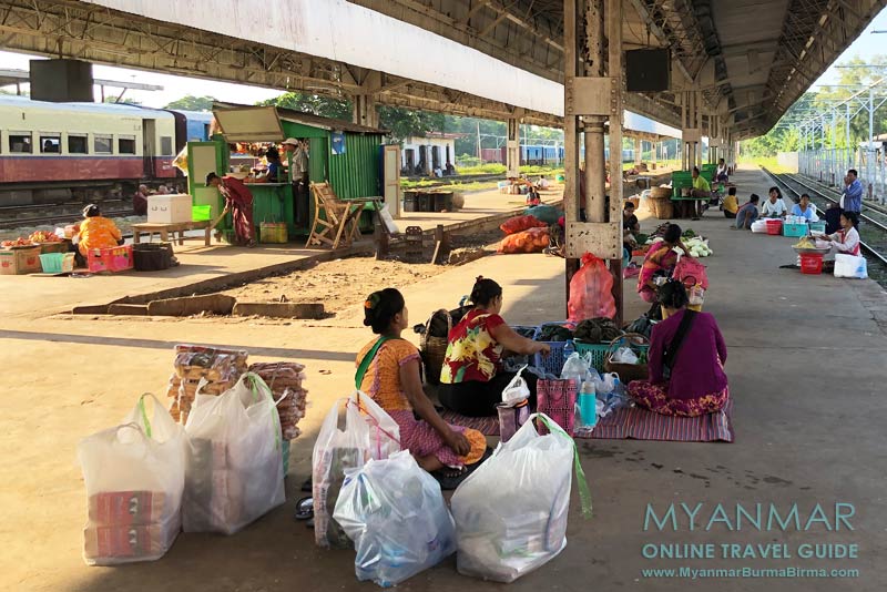 Myanmar Reisetipps | Thazi | Bahnhof