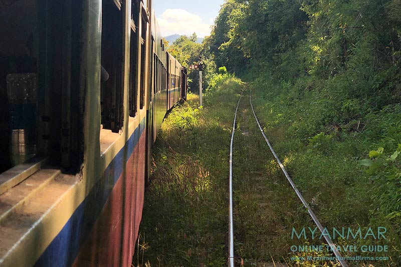 Myanmar Reisetipps | Zugfahrt von Thazi nach Kalaw