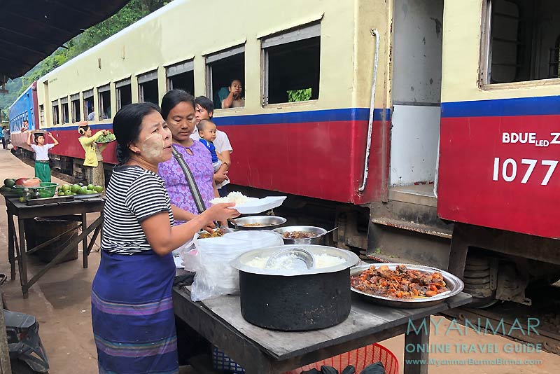 Myanmar Reisetipps | Bahnfahrt von Thazi nach Kalaw