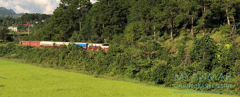 Myanmar Reisetipps | Zugfahrt von Thazi nach Kalaw