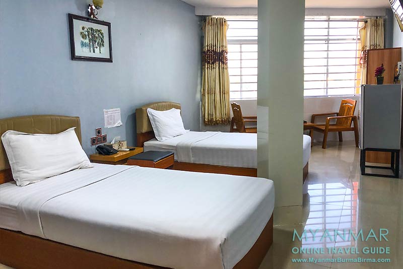 Myanmar Reisetipps | Meiktila | Twin-Zimmer im A 1 - Motel
