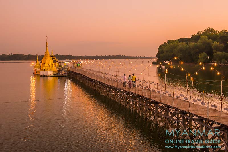 Myanmar Reisetipps | Meiktila | Pagode Antaku Yele auf dem Meiktila-See am Westufer