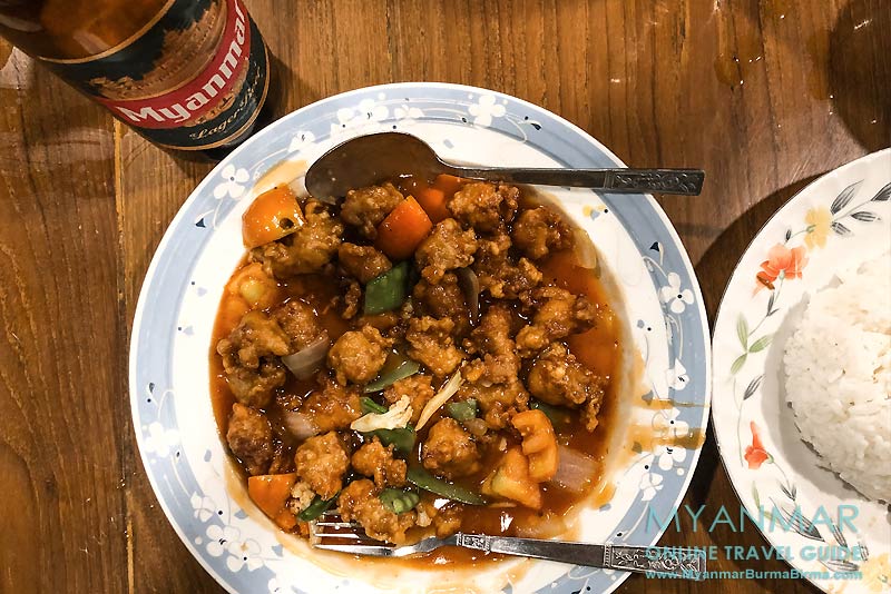 Myanmar Reisetipps | Meiktila | Leckeres Essen im Honey & Golden Eagle Restaurant