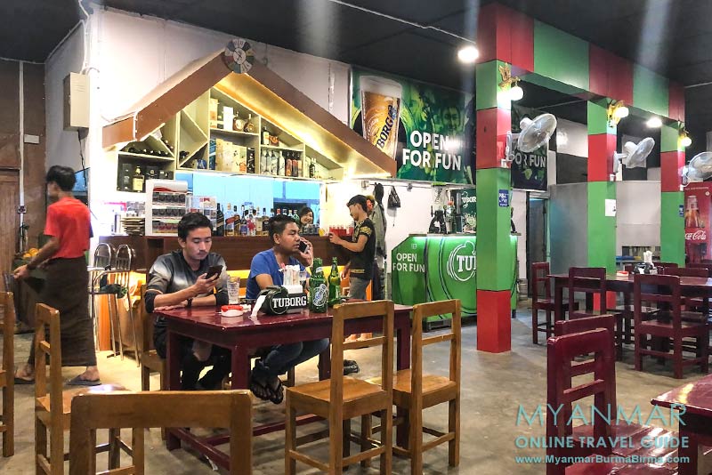 Myanmar Reisetipps | Meiktila | Honey & Golden Eagle Restaurant am Meiktila-See