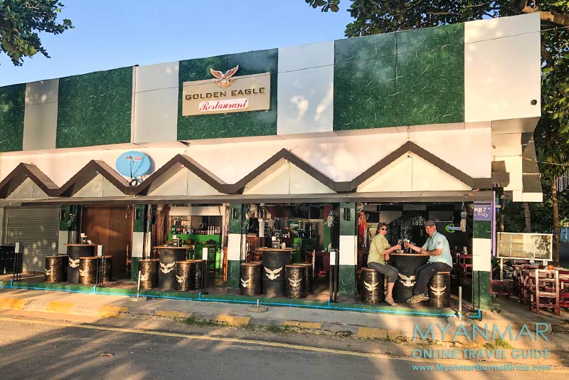 Myanmar Reisetipps | Meiktila | Honey & Golden Eagle Restaurant am Meiktila-See