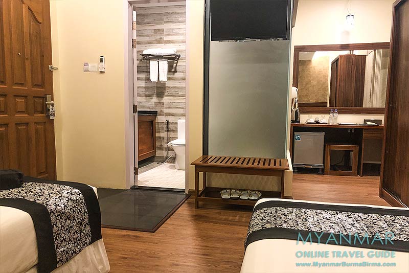 Myanmar Reisetipps | Meiktila | Deluxe-Zimmer im Hotel Shwe Ohn Pin