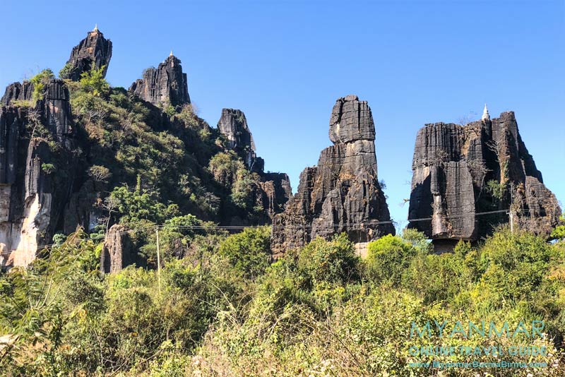 Myanmar Reisetipps | Pinlaung | Mount Wingabar mit der Yar-Za-Höhle (auch Hti Bwar Cave)