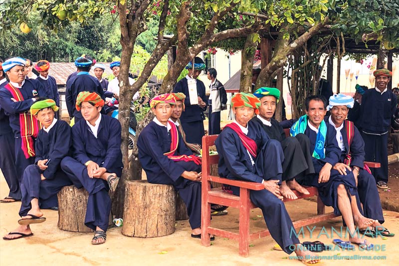 Myanmar Reisetipps | Pinlaung | Pa-O-Fest im Kloster Yin Mee Kyaung Tike im Dorf Yin Mee