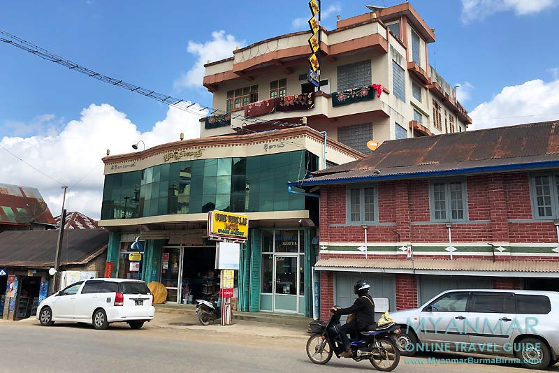 Myanmar Reisetipps | Pinlaung | Wine Wine Lae Motel an der Hauptstraße