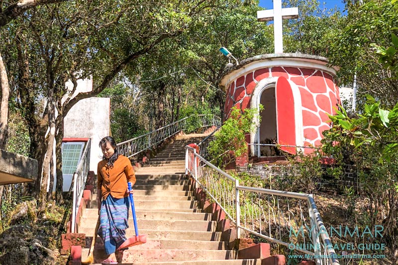 Myanmar Reisetipps | Thandaunggyi | Kapelle am Naw Bu Baw Prayer Mountain