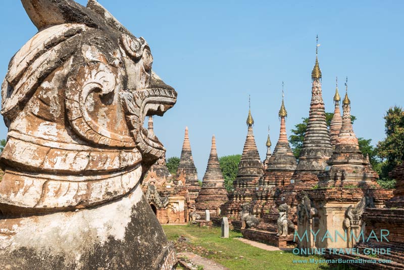 Myanmar Reisetipps | Umgebung von Mandalay | Inwa | Pagodenkomplex Khae Thin im Dorf Hanthawaddy