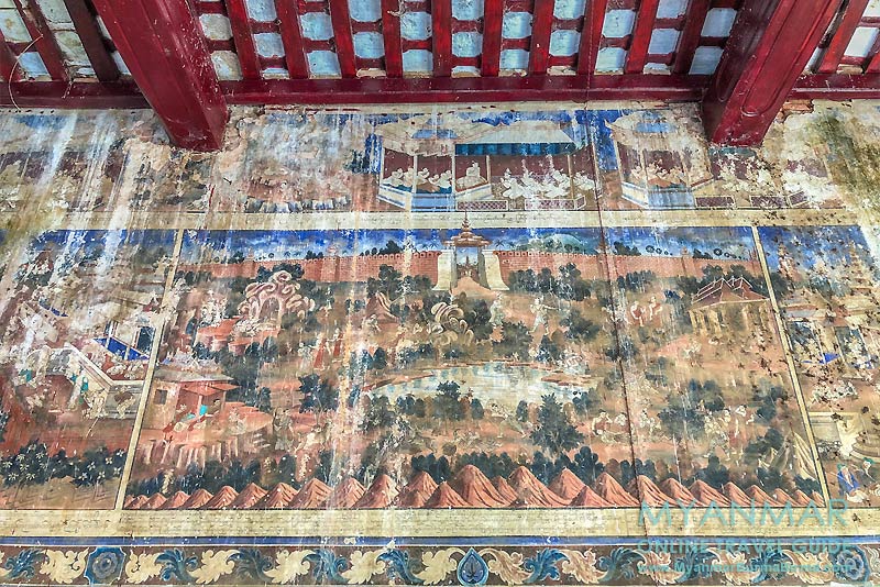 Myanmar Reisetipps | Pakokku | Wandmalereien in der Shwe-Tan-Tit-Pagode