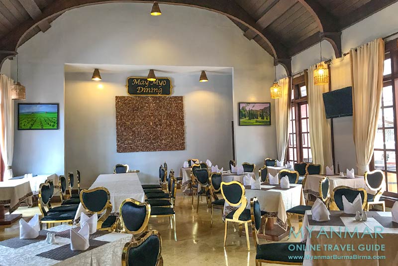 Myanmar Reisetipps | Pyin U Lwin | Restaurant im Aureum Palace Hotel & Resort