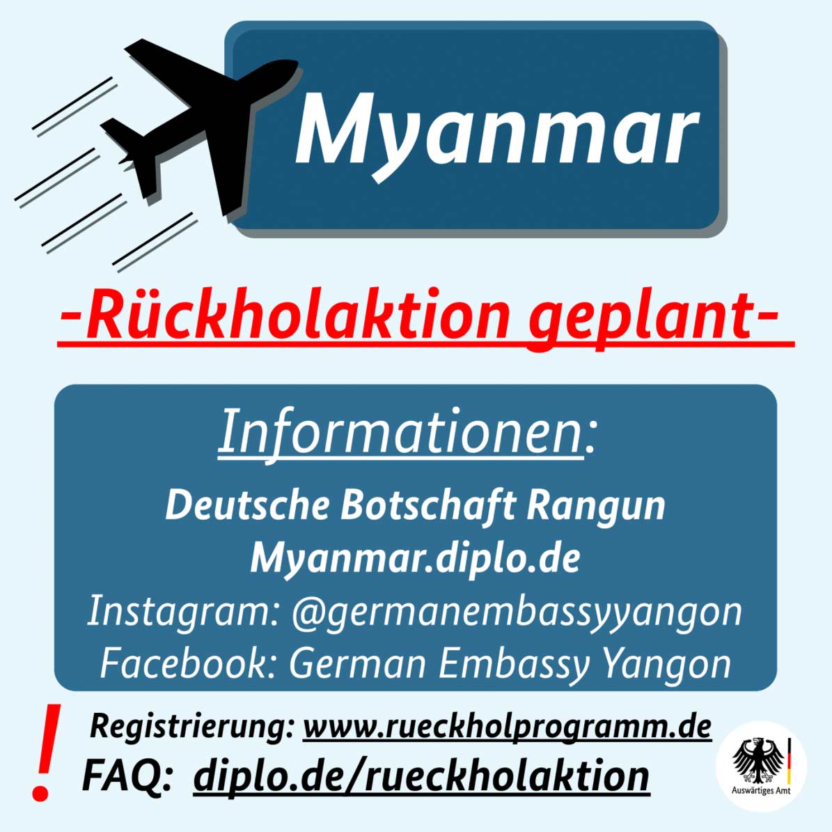 Bundesregierung holt während der Coronakrise mit der Fluggesellschaft Condor deutsche Touristen aus Yangon ab.