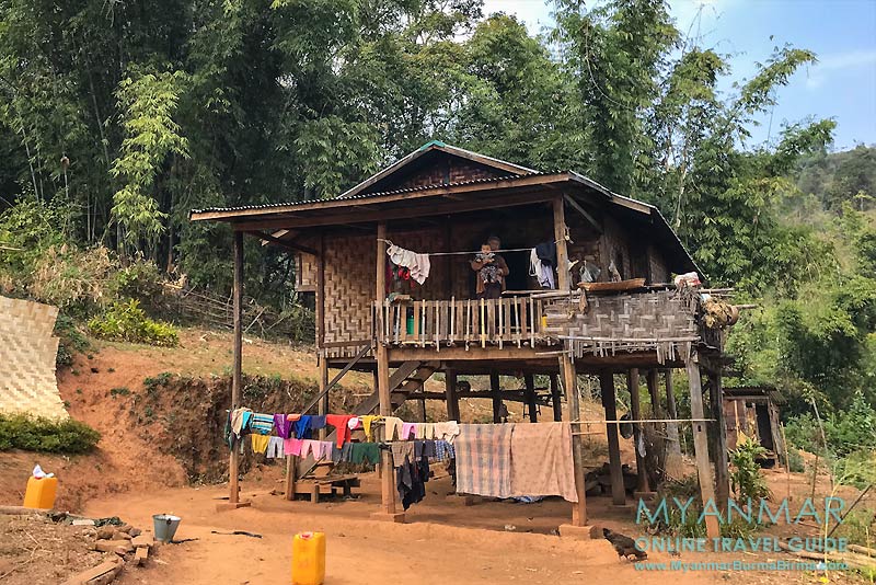 Myanmar Reisetipps | Hsipaw | Typisches Stelzenhaus in Pankam