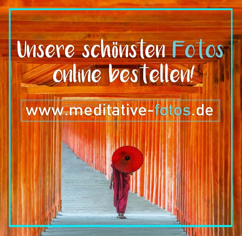 In unserem Online Shop www.Meditative-Fotos.de kannst du hochwertige Prints und edle Kaschierungen bestellen, z. B. von der Fotoserie DER ROTE SCHIRM.
