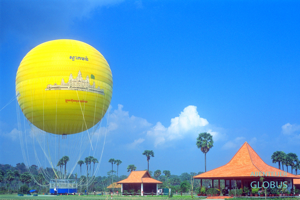 Mit dem Ballon über Angkor Wat:  Tipps, Sehenswürdigkeiten und Ballonfahrt in Angkor