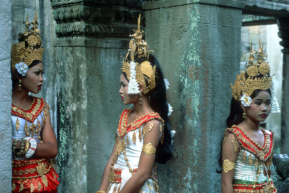 Apsara-Tänzerinnen im Tempel Preah Khan
