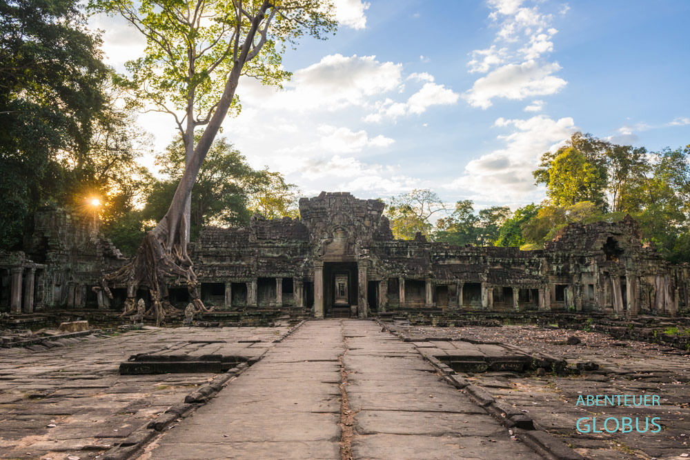 Kambodscha, Tempel Preah Khan gehört zur Khmer-Tempelanlage Angkor