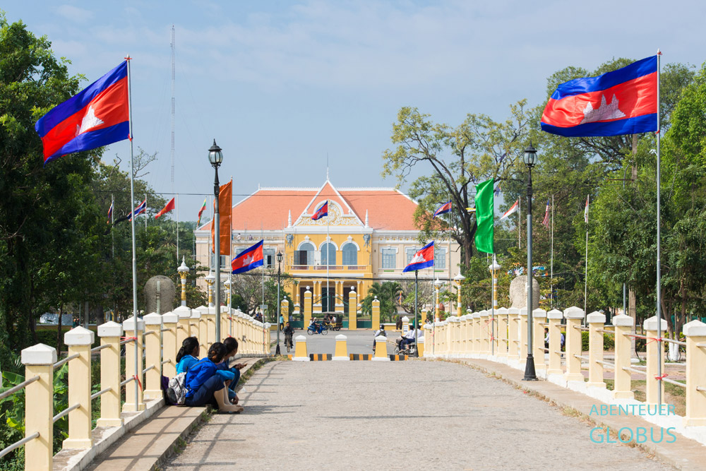 Frisch renovierter Gouverneurspalast in Battambang
