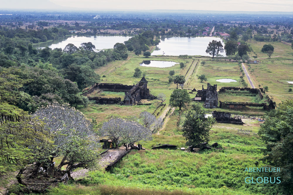 Die Tempelanlage Wat Phou in Laos wurde 2001 von der UNESCO als Weltkulturerbe gelistet und ist heute ein Besuchermagnet in der Champasak-Provinz.