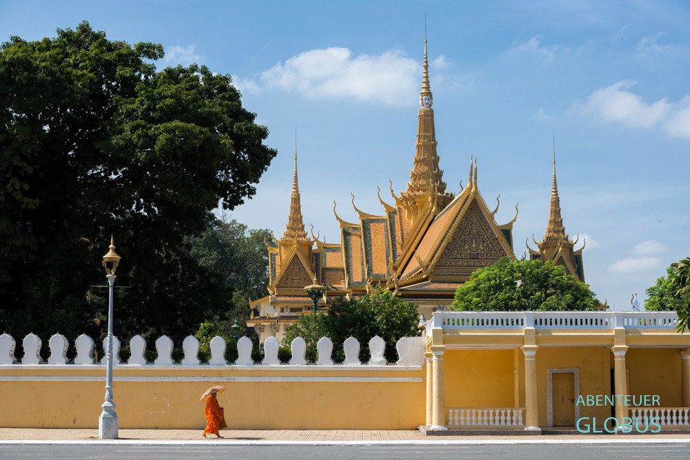 Kambodscha, Phnom Penh, Krönungshalle vom Königspalast