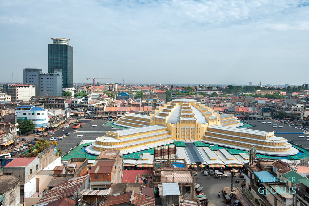 Zentralmarkt Psar Thmei in Phnom Penh