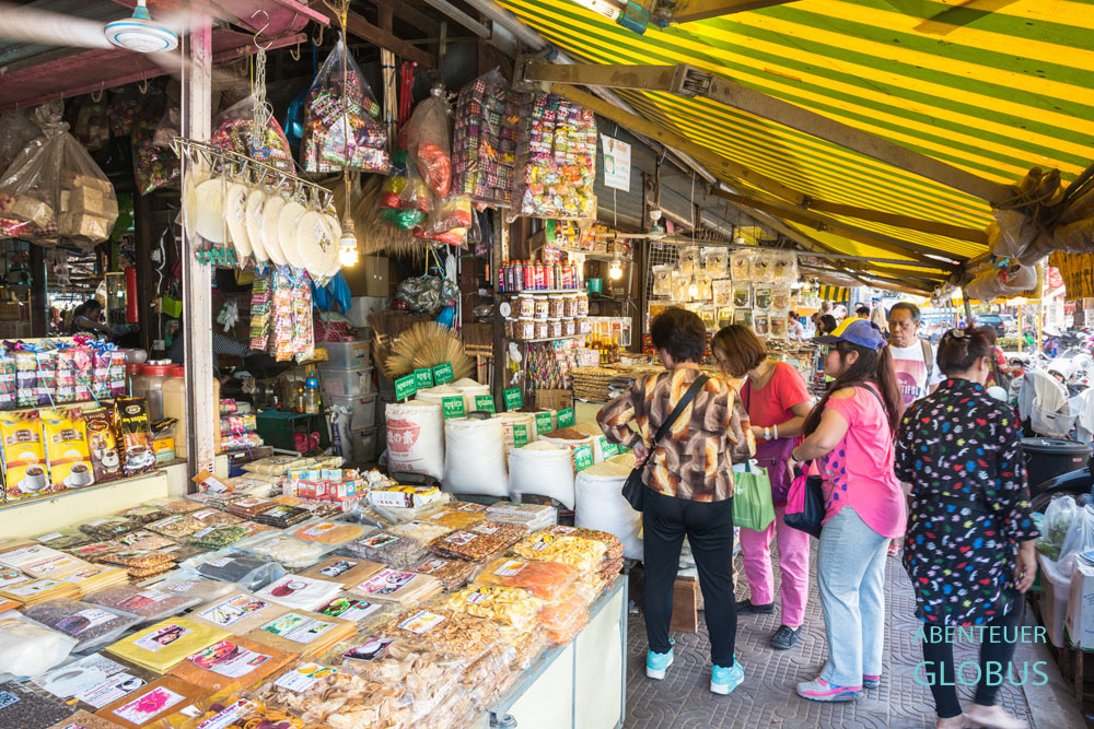 Der Alte Markt im Zentrum von Siem Reap hat sich auf Touristen eingestellt. 