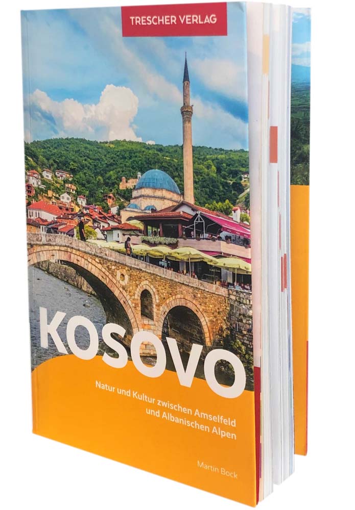 Bester Reiseführer und Travel Guide für den Kosovo vom Trescher Verlag