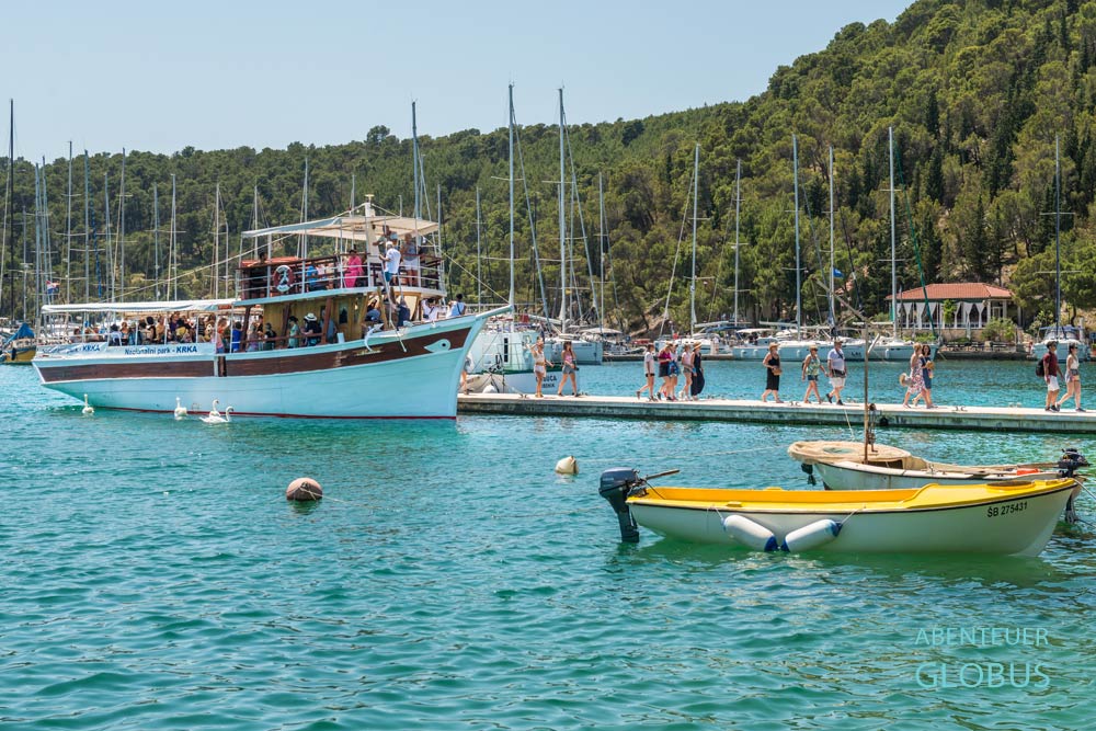 Hafen in Skradin am Nationalpark Krka