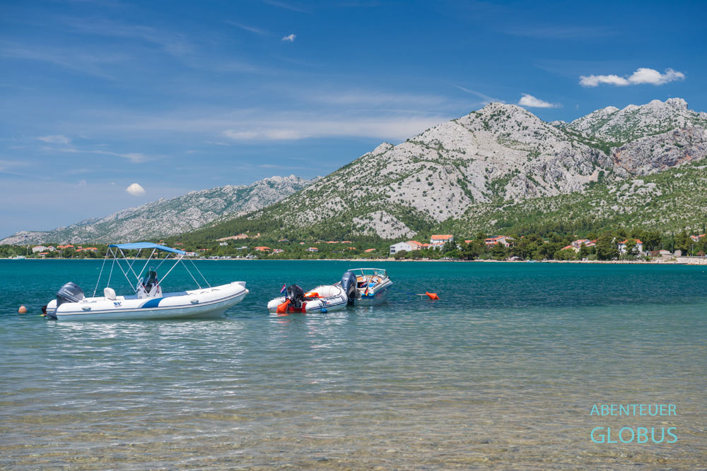 Ausblick zum Nationalpark Paklenica in Starigrad-Paklenica in Kroatien