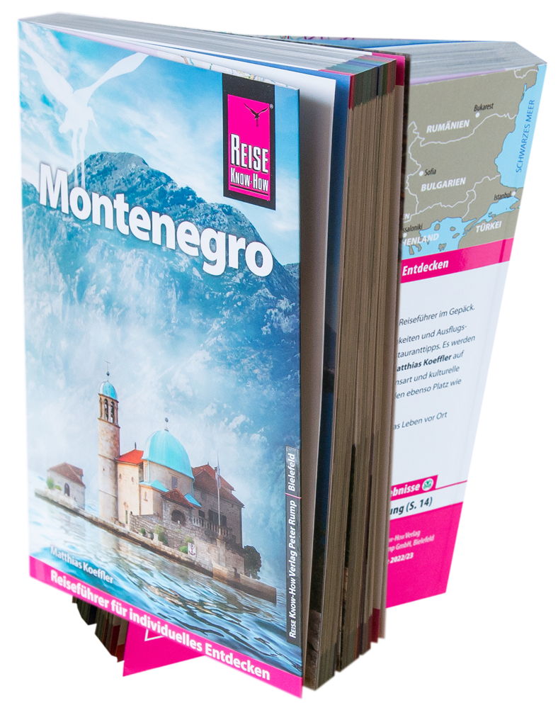 Montenegro, Reiseführer und Handbuch für den Balkan