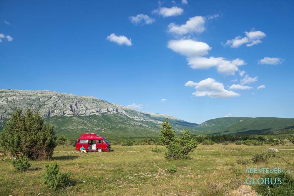 Stellplätze zum Wildcampen und Freistehen in Kroatien 