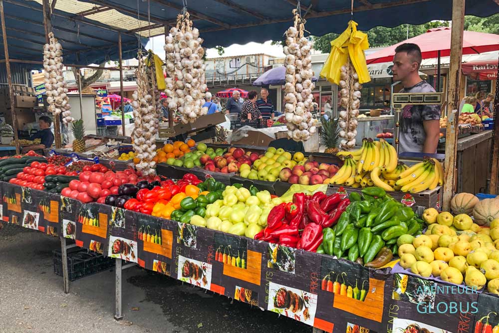 Markt Stari Grad in Split in Kroatien