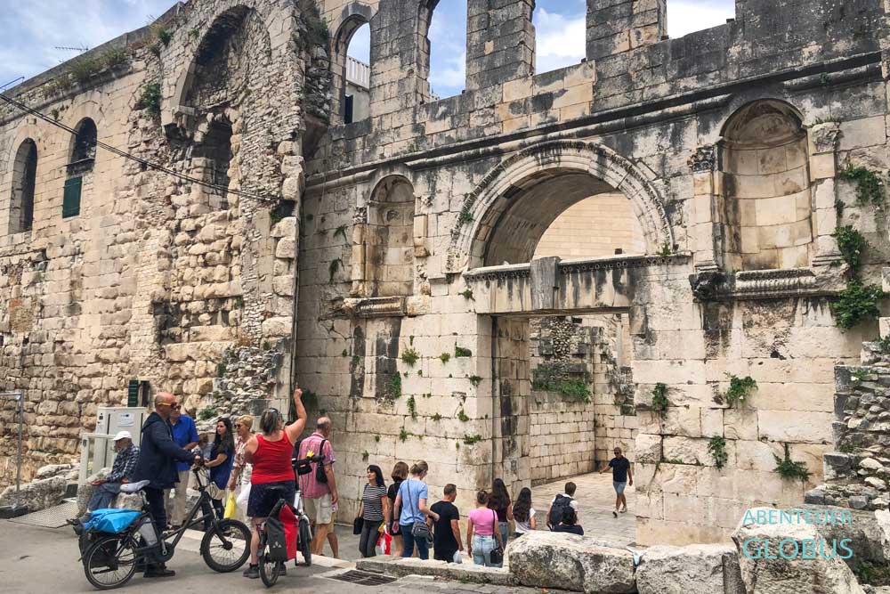 Das Silber-Tor, eines der 4 Stadttore vom Diokletianspalast in Split