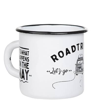 Ideenliste für Geschenke: Emaille Tasse für Kaffee und Tee