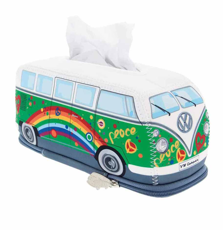 Ideenliste für Geschenke für Camper, Wohnmobilisten und Bullifahrer: Kosmetiktuchspender