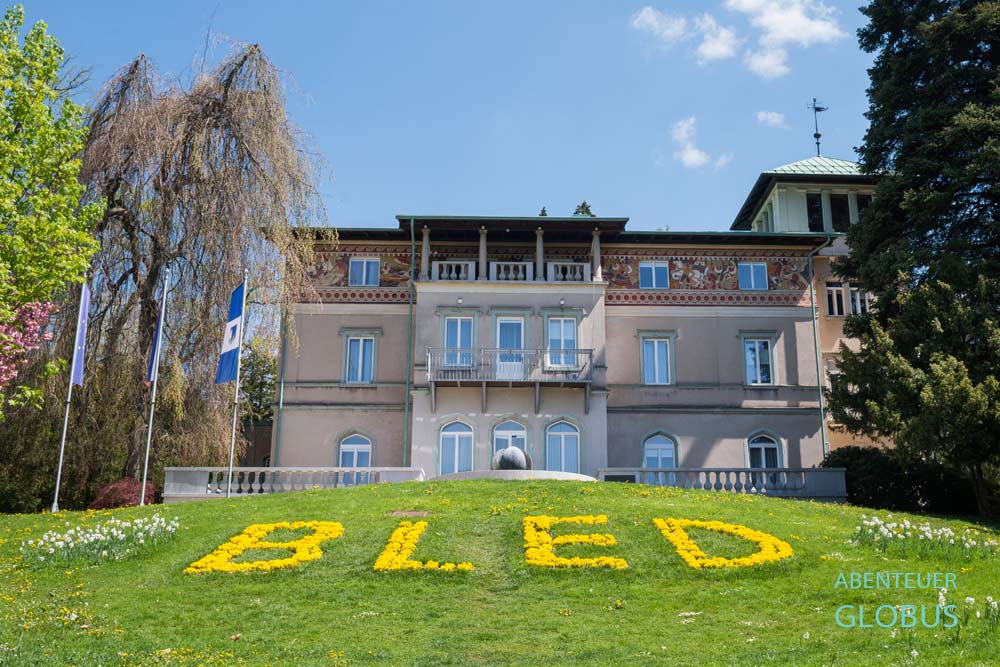 Bled in Slowenien: Haus der Gemeinde Bled am Bleder See