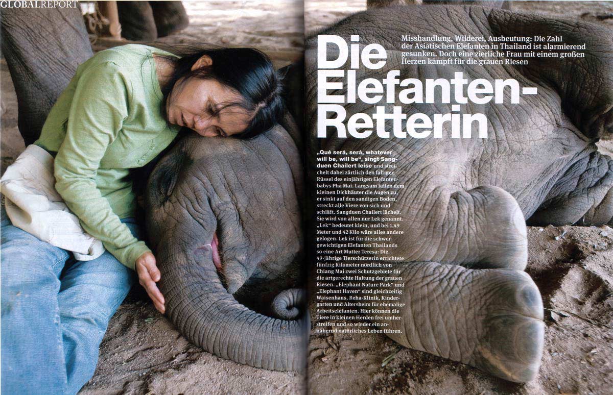 Chiang Mai: Elephant Nature Park von Sangduen Lek Chailert: Reportage von Annett und Mario Weigt vom Reiseblog Abenteuerglobus.com