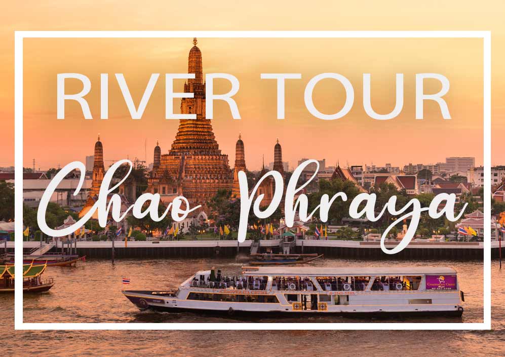 Flussfahrt in Bangkok auf dem Chao Phraya mit Dinner am Abend 