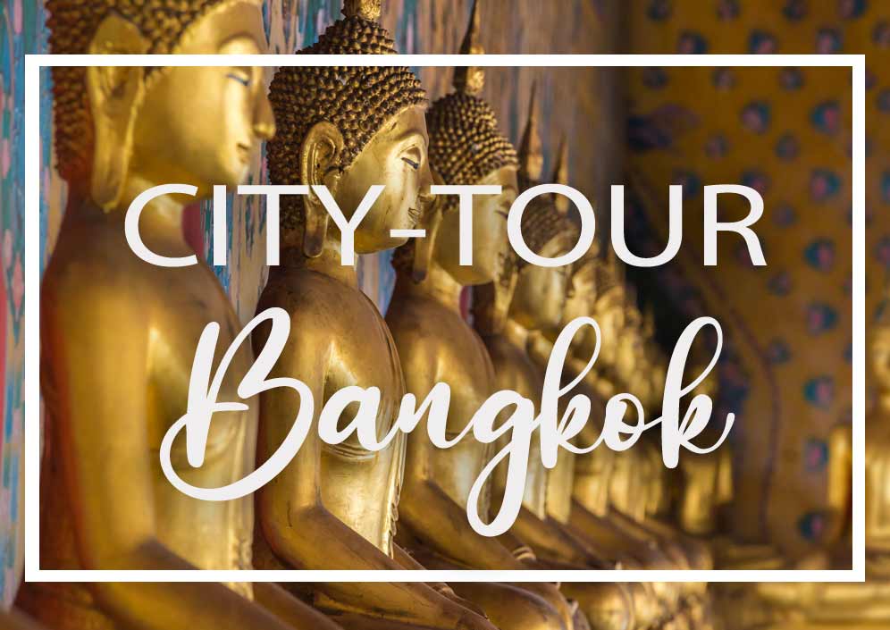 City Tour und Stadtrundgang mit Guide durch Bangkok zum Königspalst, Wat Pho, Wat Arun