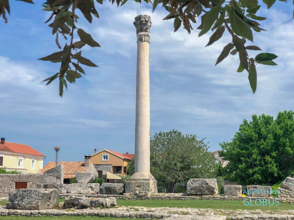 Stadt Nin: Relikte des größten römischen Tempels an der Adria 