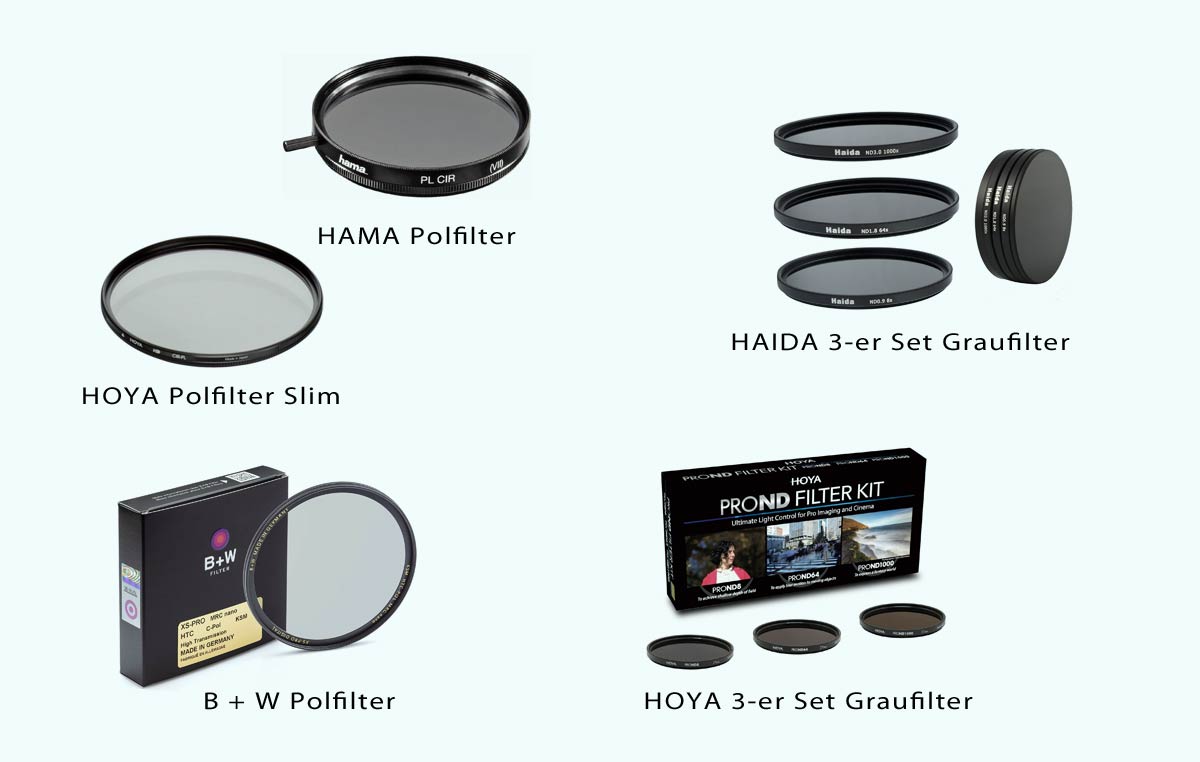 Checkliste, Packliste und Fotoausrüstung für Südostasien, Thailand, Kambodscha, Myanmar, Vietnam: Polfilter und Fotofilter