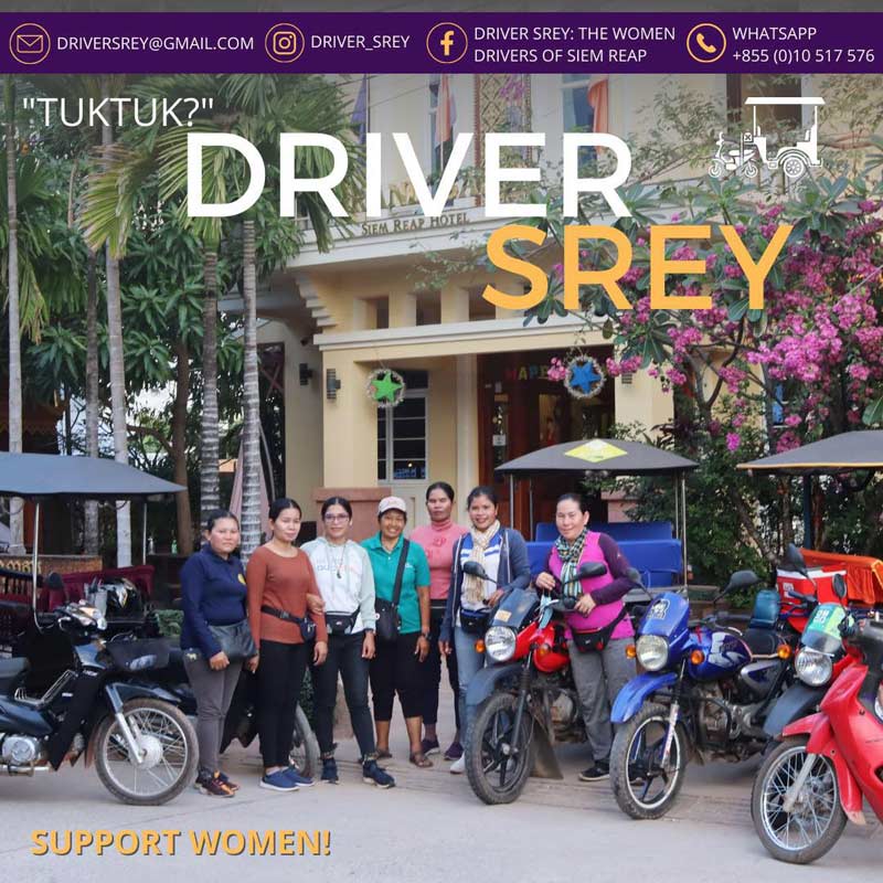 Driver Srey: Frauen als Fahrerinnen, Guides und Reiseleiter in Siem Reap für Angkor