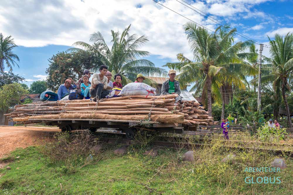 Tipps für Pursat: Bambuszug (Bamboo Train) zwischen Pursat und Battambang