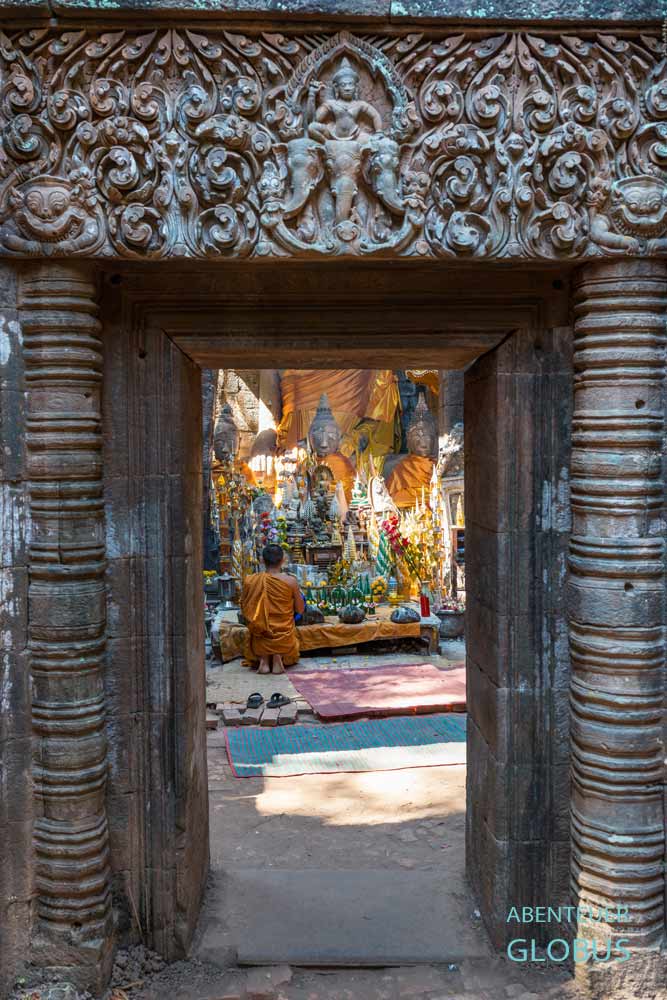 Heiligtum im Khmer-Tempelkomplex Wat Phou