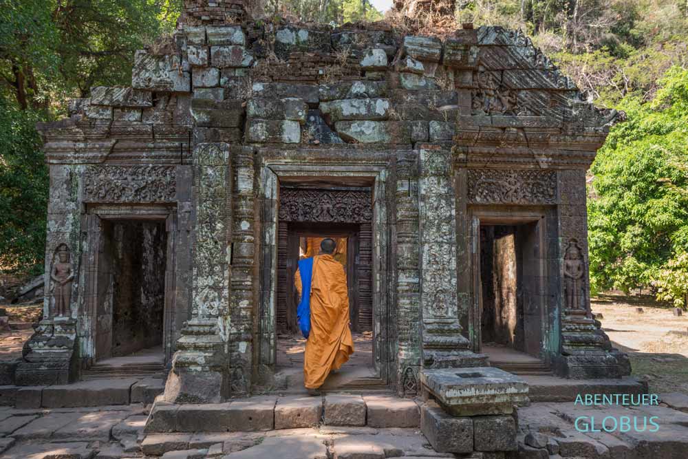 Sehenswürdigkeiten und Tipps für Champasak in Laos: Zentrales Heiligtum vom Bergtempel Wat Phou